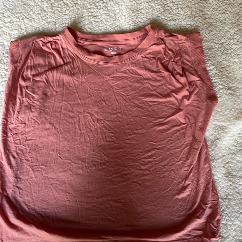 LOFT Women's Pink Sleeveless Top